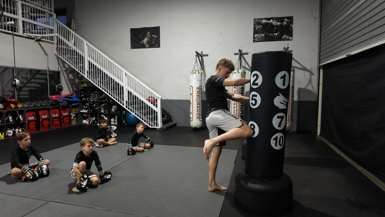 Young Mantis training at Mantis MMA